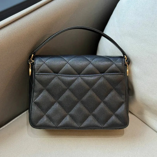 yu009-chanel-black-caviar-leather-mini-square-flap-bag
