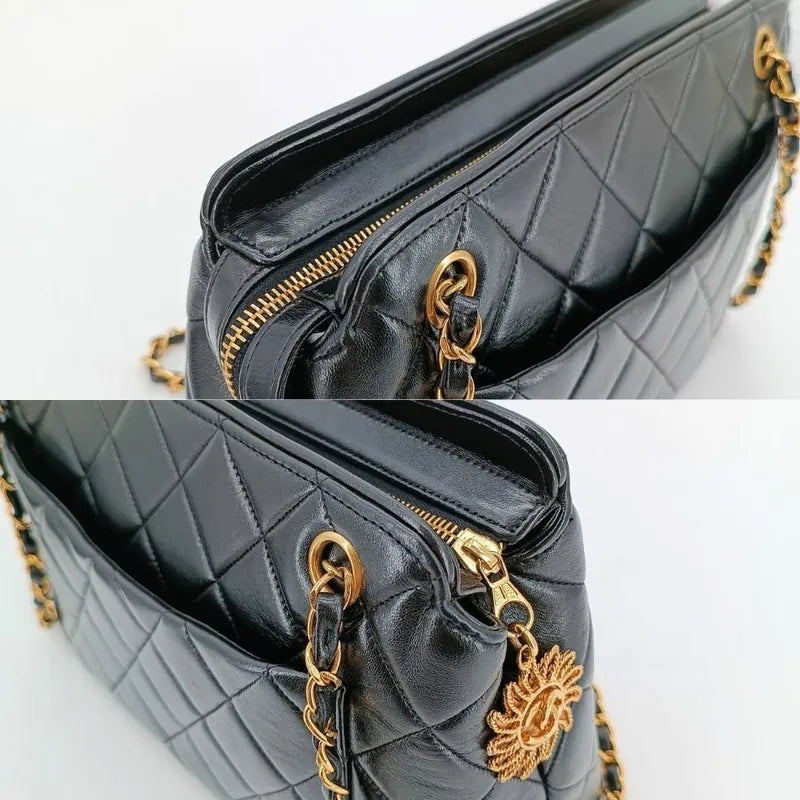 rb197-chanel-vintage-black-lambskin-sun-flower-charm-tote-bag