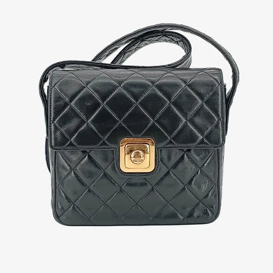 c316-chanel-vintage-black-lambskin-push-lock-flap-bag