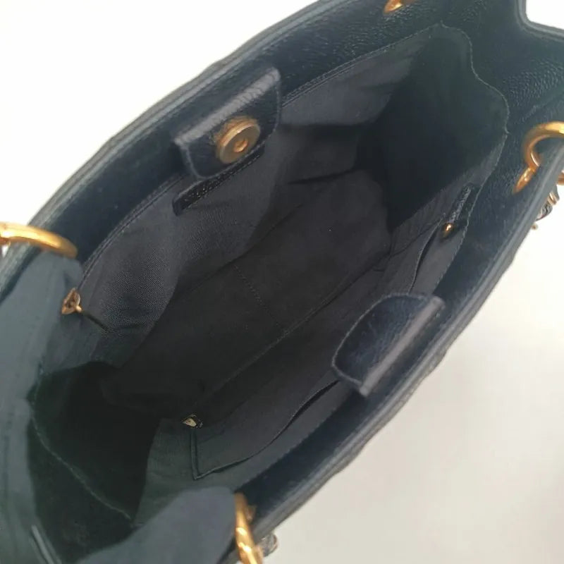 ra134-chanel-vintage-black-caviar-leather-embossed-logo-pst-tote-bag