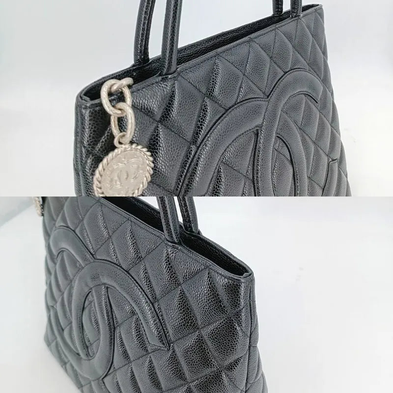 jah119-chanel-vintage-black-caviar-leather-1804-tote-bag