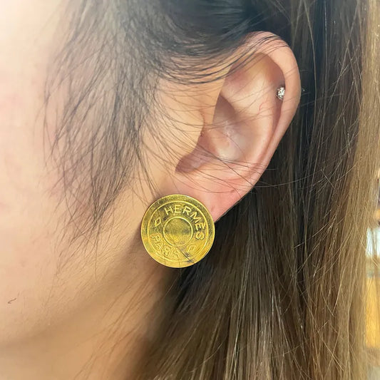 jm734-hermes-vintage-gold-plated-clip-on-earrings