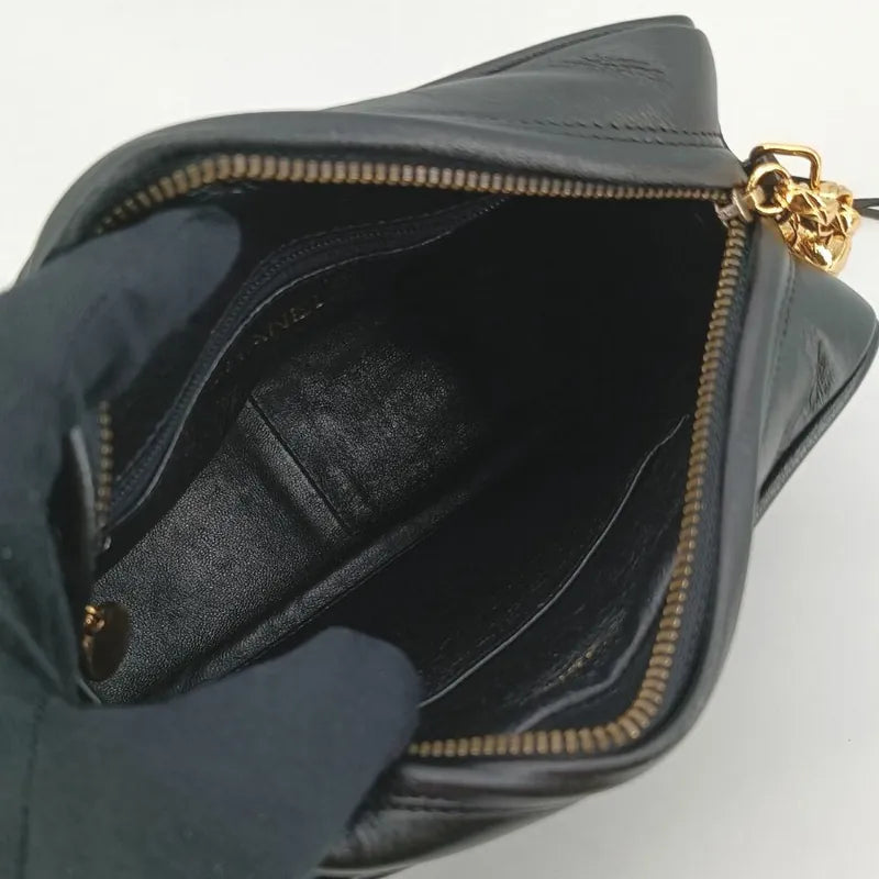 jt179-chanel-vintage-black-lambskin-tassels-gold-chain-camera-bag