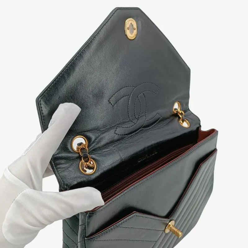 jt883-chanel-vintage-black-lambskin-paris-limited-edition-flap-bag
