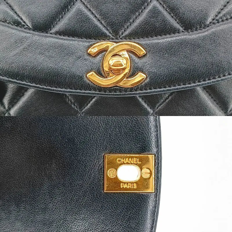 jt540-chanel-vintage-black-lambskin-22cm-diana-flap-bag