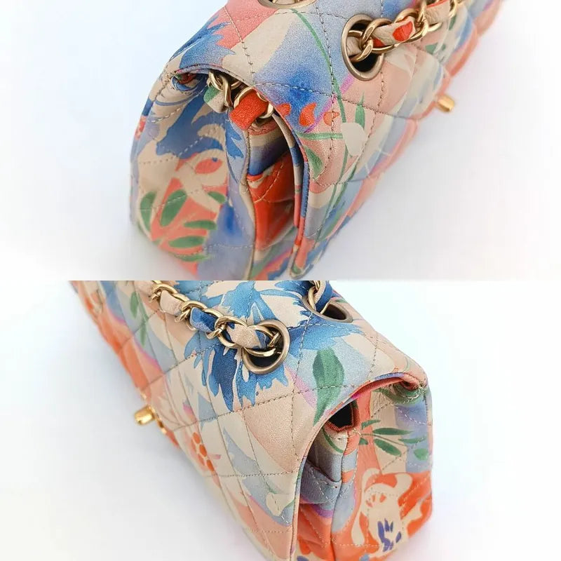 sh009-chanel-vintage-pink-lambskin-tropical-flower-print-classic-double-flap-bag