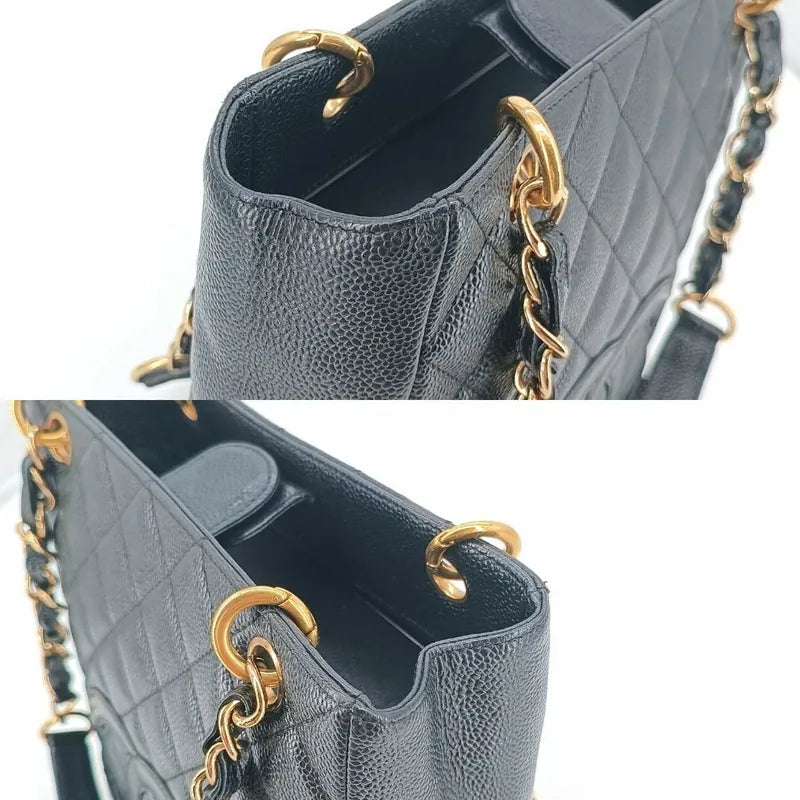 ra134-chanel-vintage-black-caviar-leather-embossed-logo-pst-tote-bag