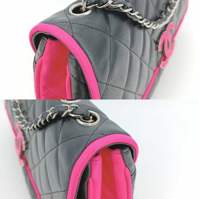 js589-chanel-black-lambskin-quilted-flap-bag