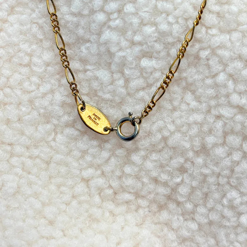 jx875-chanel-vintage-gold-plated-cc-pendant-chain-necklace