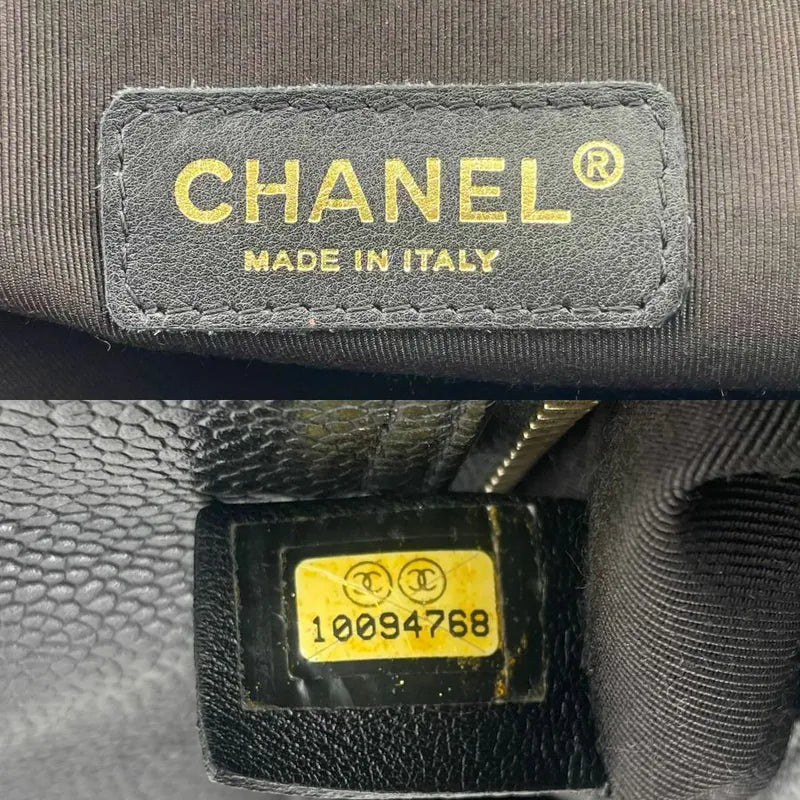 jw593-chanel-vintage-black-caviar-leather-boston-bag