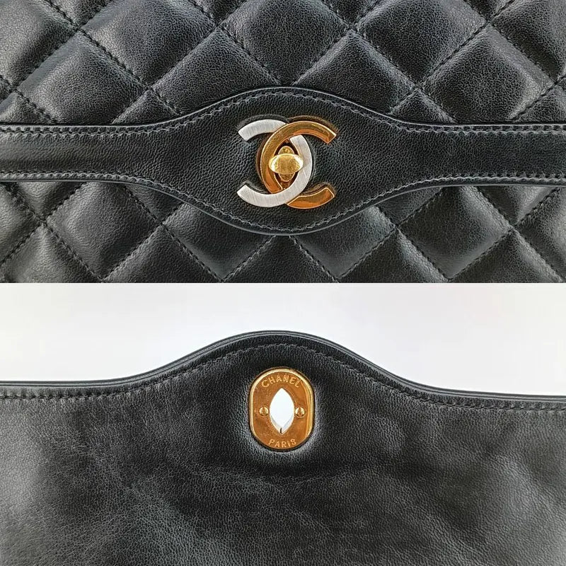 jr276-chanel-vintage-black-lambskin-paris-limited-edition-flap-bag