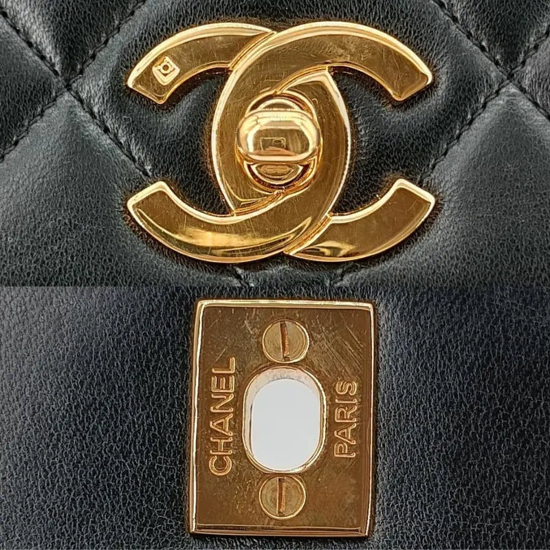 rb597-chanel-vintage-black-lambskin-quilted-flap-handbag