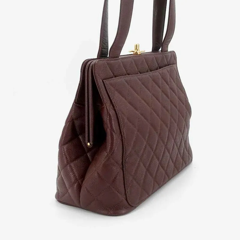 jah74-chanel-vintage-brown-caviar-leather-kisslock-tote-bag