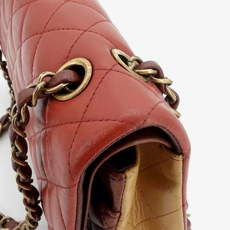 jr732-chanel-red-yellow-dkred-lambskin-25cm-classic-flap-bag