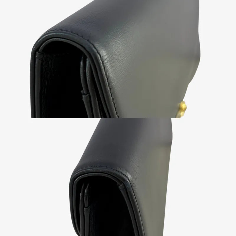 jah206-cartier-vintage-navy-leather-chain-shoulder-bag