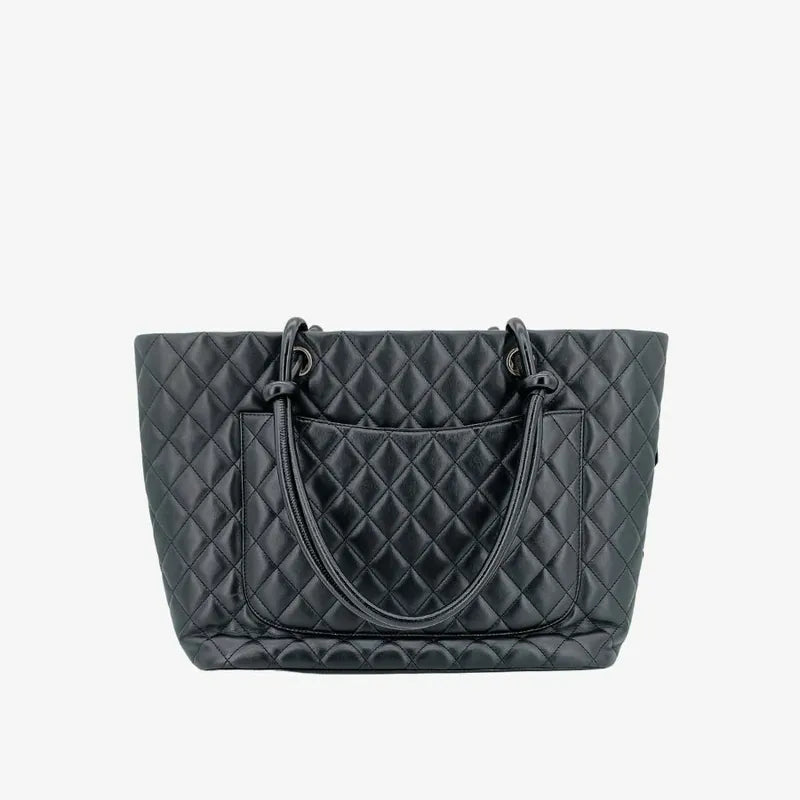 js702-chanel-vintage-black-calfskin-cambon-tote-bag