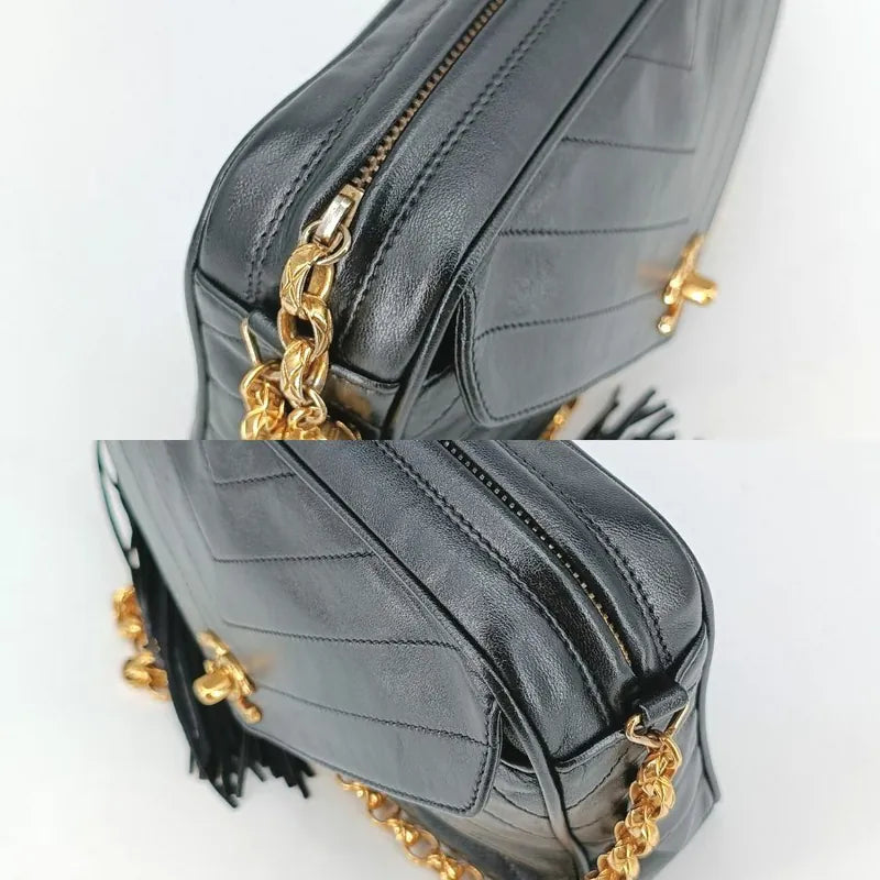 c352-chanel-vintage-black-lambskin-gold-chain-camera-bag