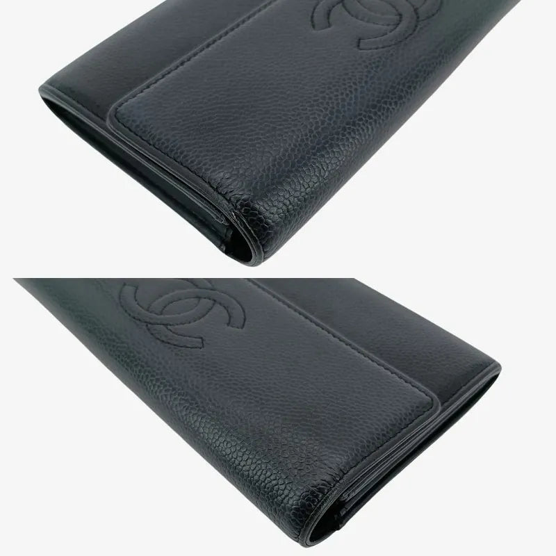 jr543-chanel-black-caviar-leather-long-flap-wallet