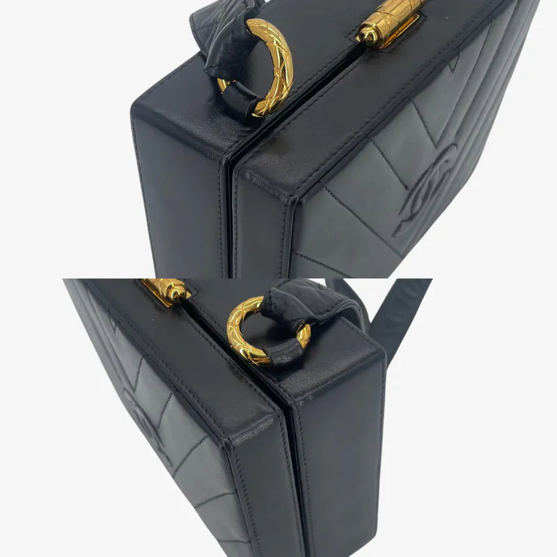 jw592-chanel-vintage-black-lambskin-chevron-box-bag