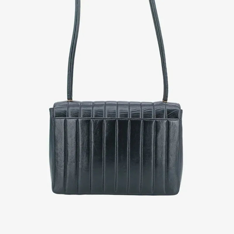 jt659-chanel-vintage-black-lambskin-vertical-flap-bag