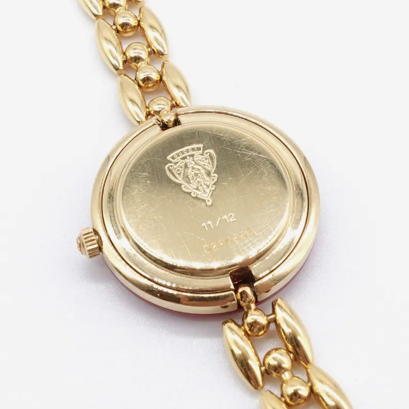 jq091-gucci-vintage-gold-plated-chain-with-bezels-watch