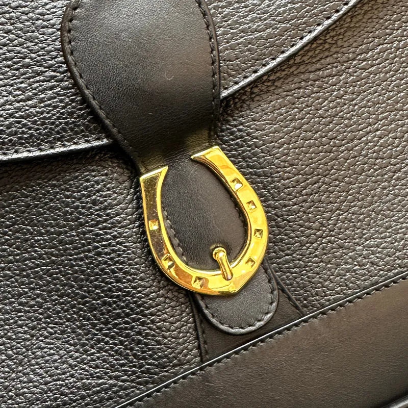rc328-gucci-vintage-black-caviar-leather-shoulder-bag