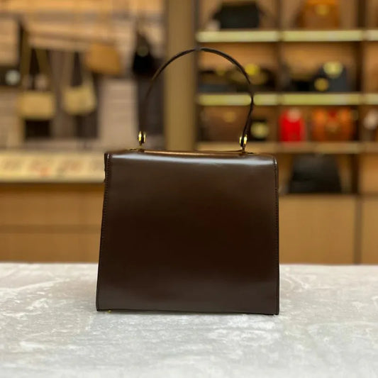 rc847-celine-vintage-brown-leather-handbag