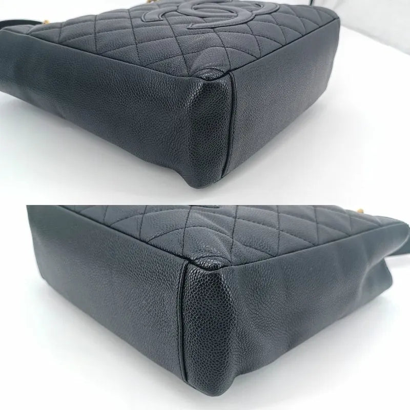 ra134-chanel-vintage-black-caviar-leather-embossed-logo-pst-tote-bag