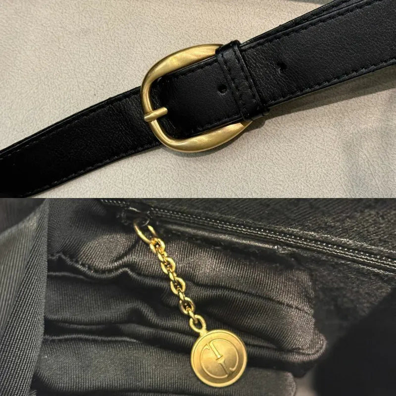 ra944-gucci-vintage-black-calfskin-horsebit-sling-shoulder-bag
