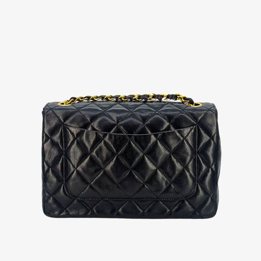 90283621 - CHANEL Vintage Black Lambskin Big CC Full Flap Bag