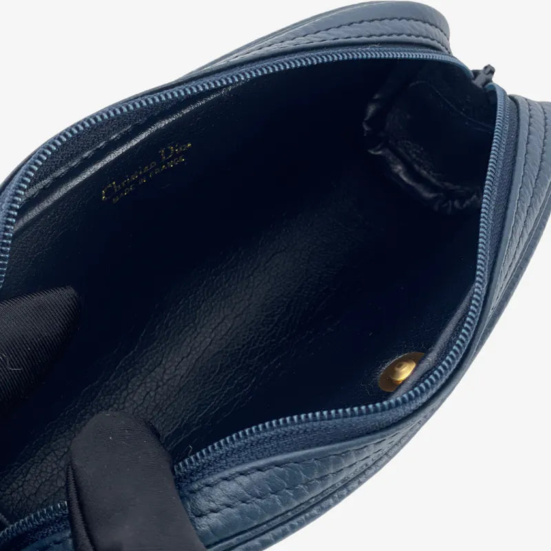 re163-christian-dior-vintage-navy-caviar-leather-glasses-case-pouch