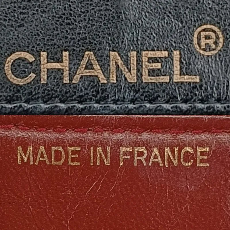 c402-chanel-vintage-black-lambskin-crystal-embellished-pointed-flap-bag