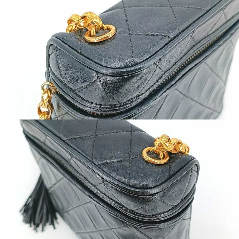 jt264-chanel-vintage-black-lambskin-tassels-gold-chain-camera-bag