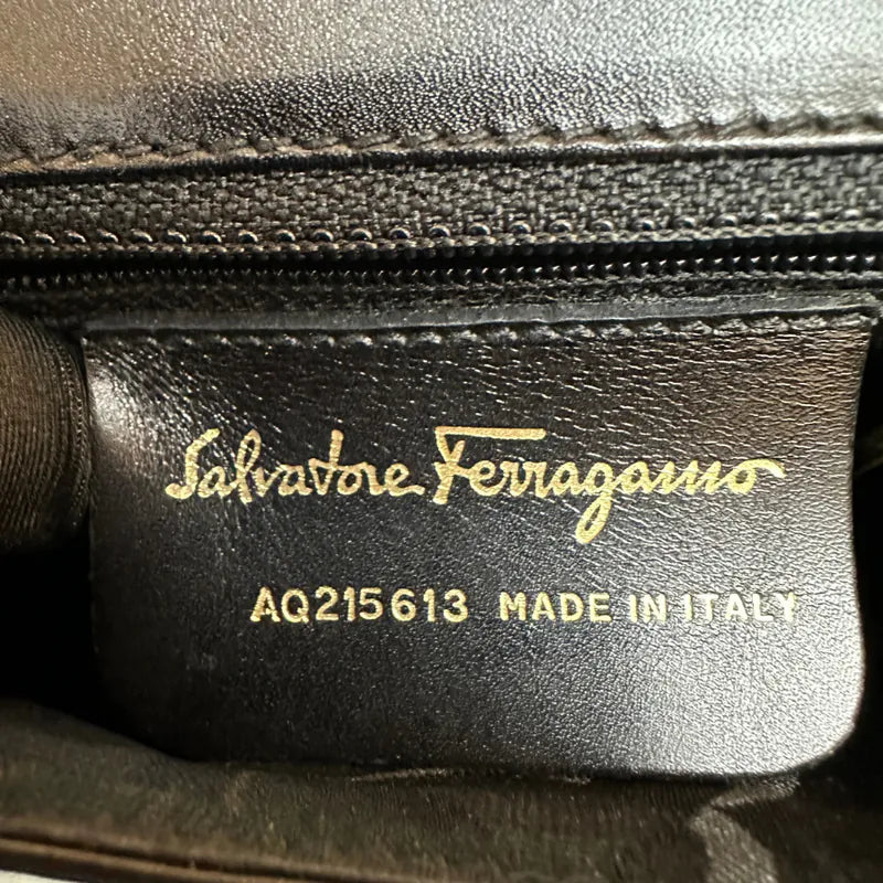 rc963-salvatore-ferragamo-vintage-black-leather-gancini-convertible-mini-bag