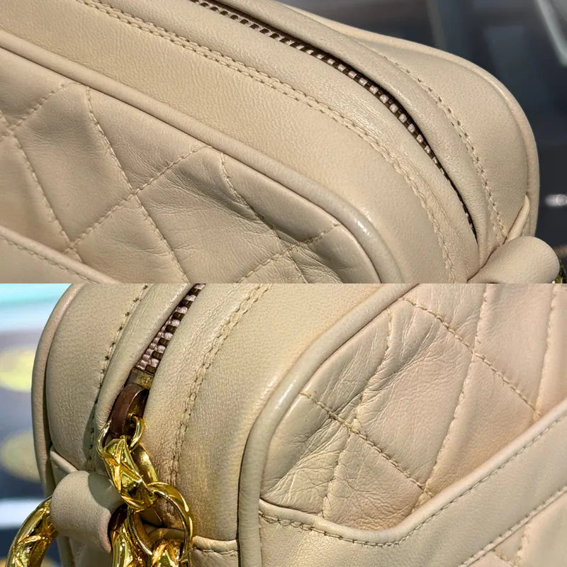 jw884-chanel-vintage-beige-lambskin-gold-chain-camera-bag