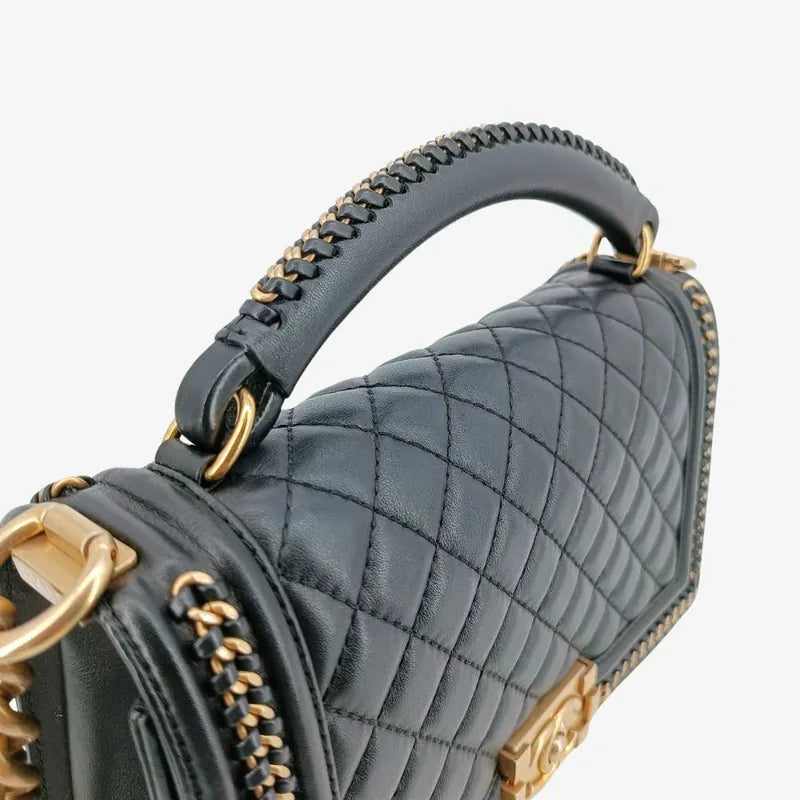 c432-chanel-leboy-black-calfskin-top-handle-flap-bag