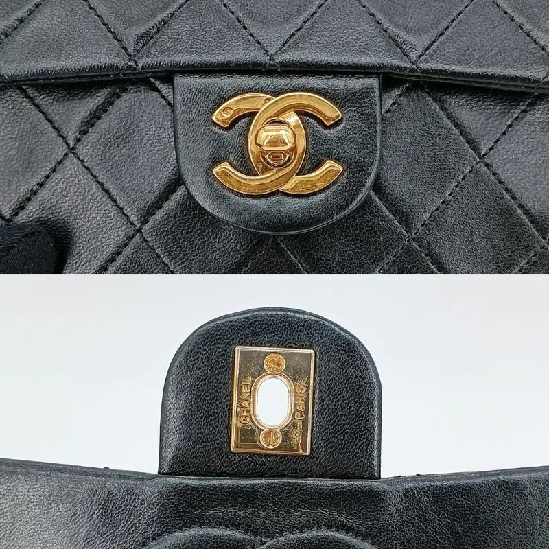 jt522-chanel-vintage-black-lambskin-17cm-mini-square-flap-bag