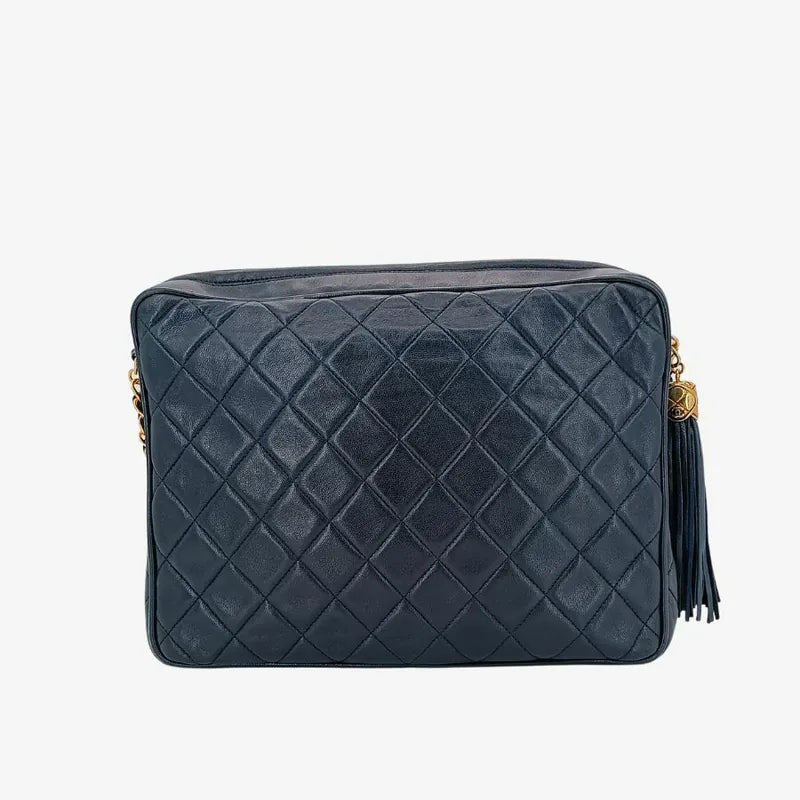 jw070-chanel-vintage-navy-lambskin-tassel-camera-bag
