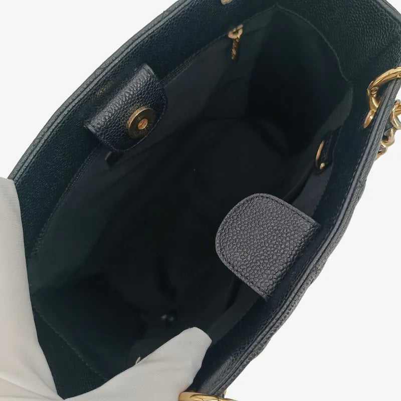rb419-chanel-vintage-black-caviar-leather-embossed-logo-pst-tote-bag