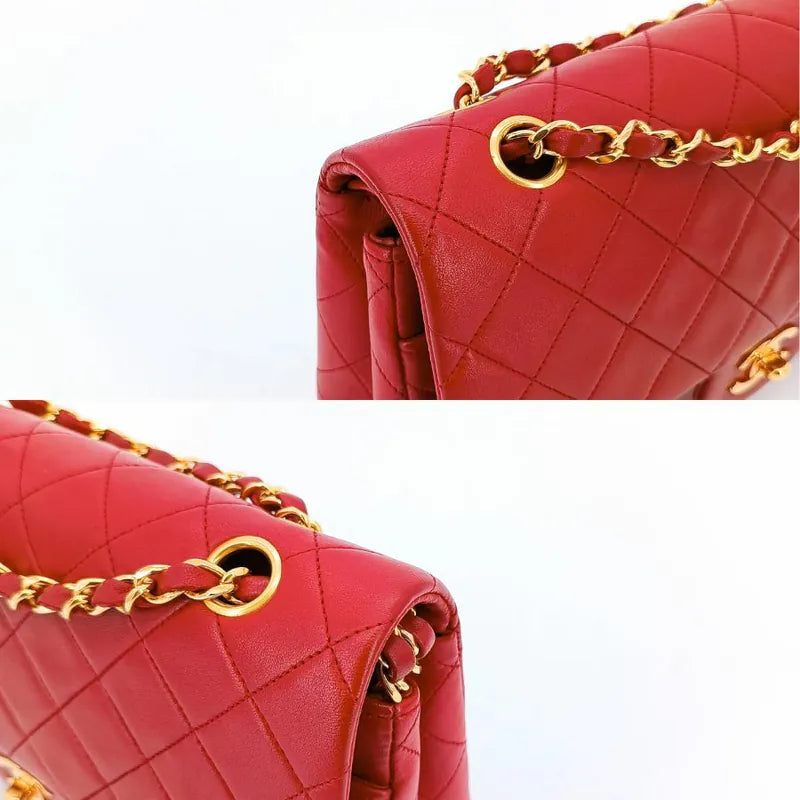 jt676-chanel-vintage-red-lambskin-25cm-classic-flap-bag