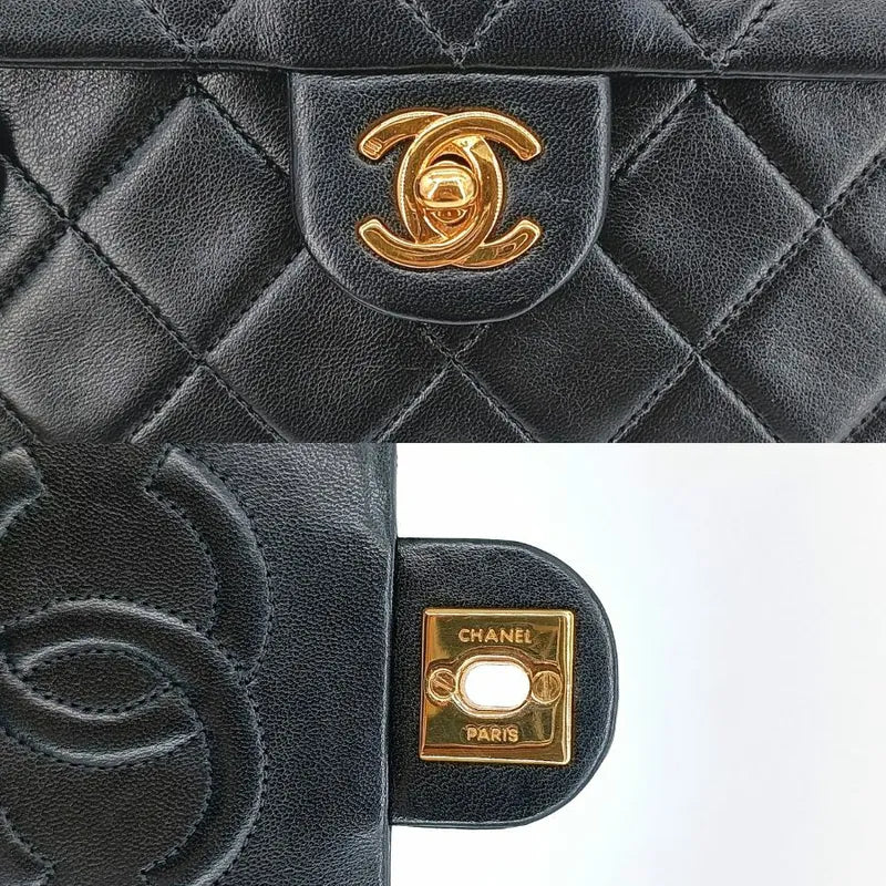 jt584-chanel-vintage-black-lambskin-20cm-mini-square-flap-bag