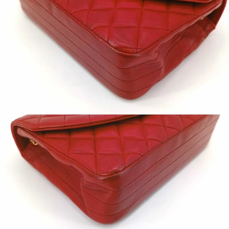 c353-chanel-vintage-red-lambskin-half-moon-flap-bag