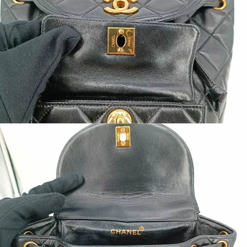 jt338-chanel-vintage-black-lambskin-duma-backpack