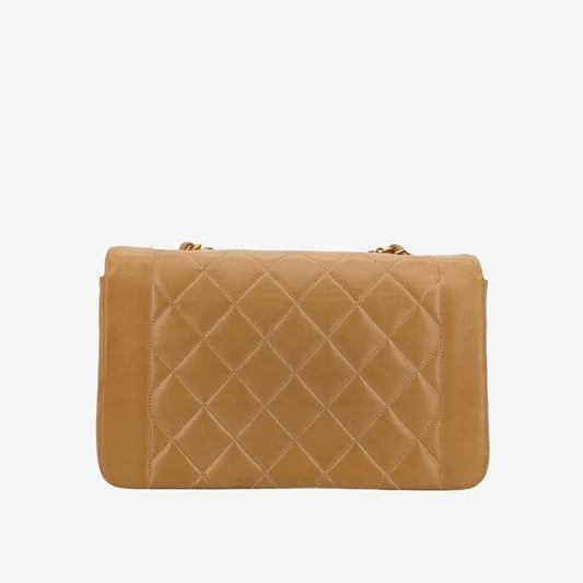 js328-chanel-vintage-beige-lambskin-25cm-diana-flap-bag