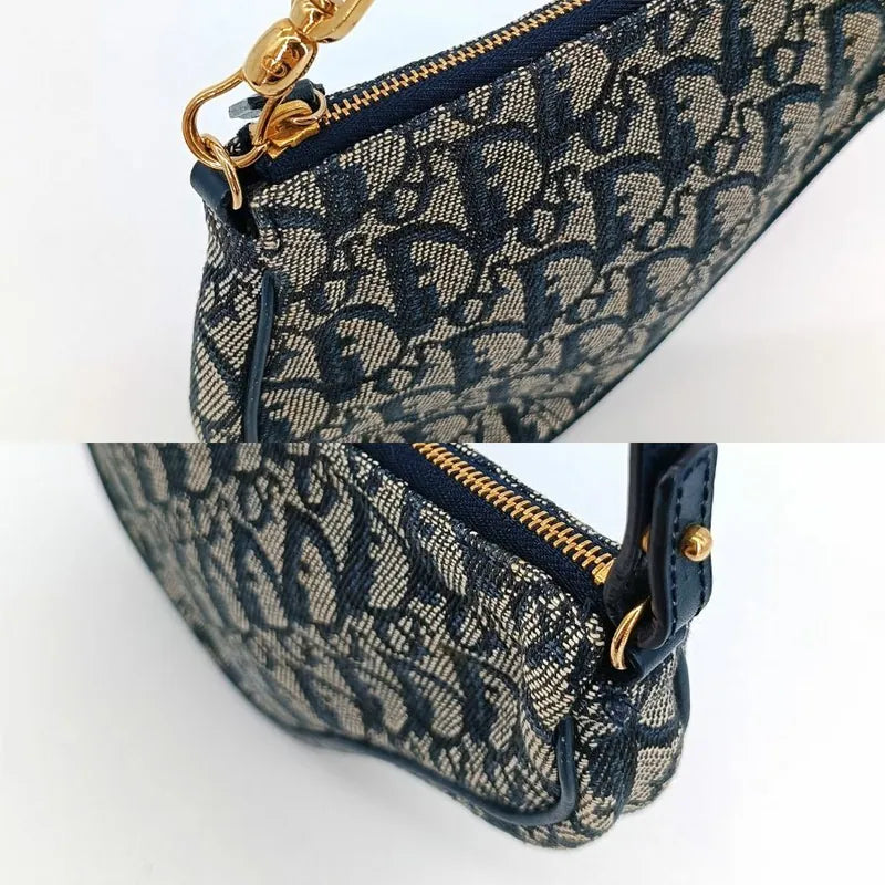 jt337-christian-dior-vintage-blue-monogram-canvas-oblique-mini-saddle-bag