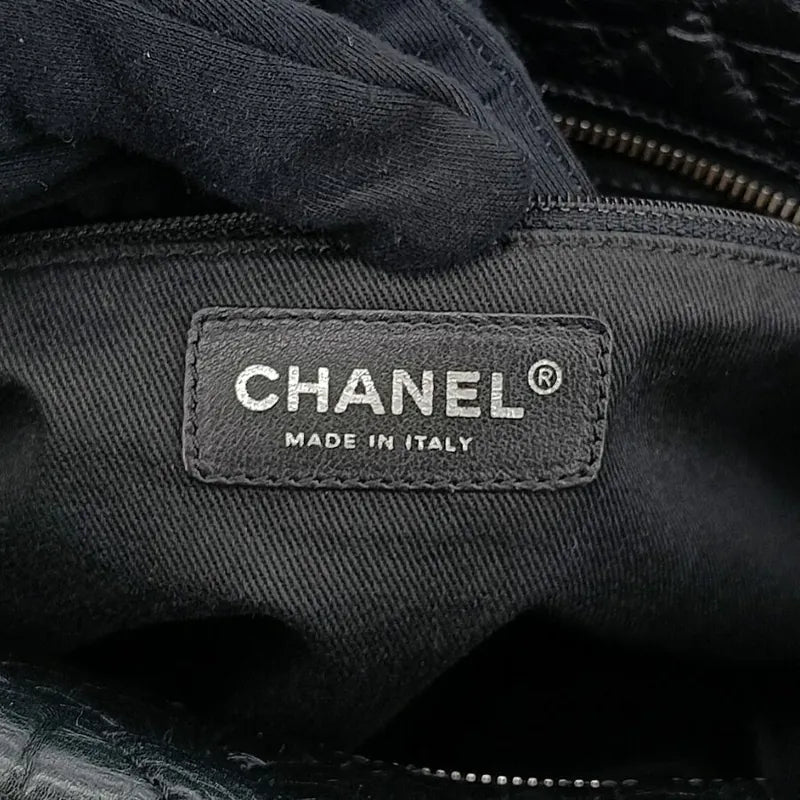 ra660-chanel-vintage-black-calfskin-lady-braid-tote-bag