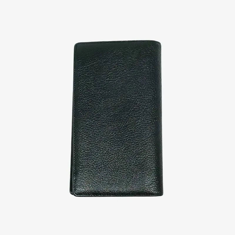 jw335-chanel-vintage-black-caviar-leather-long-wallet