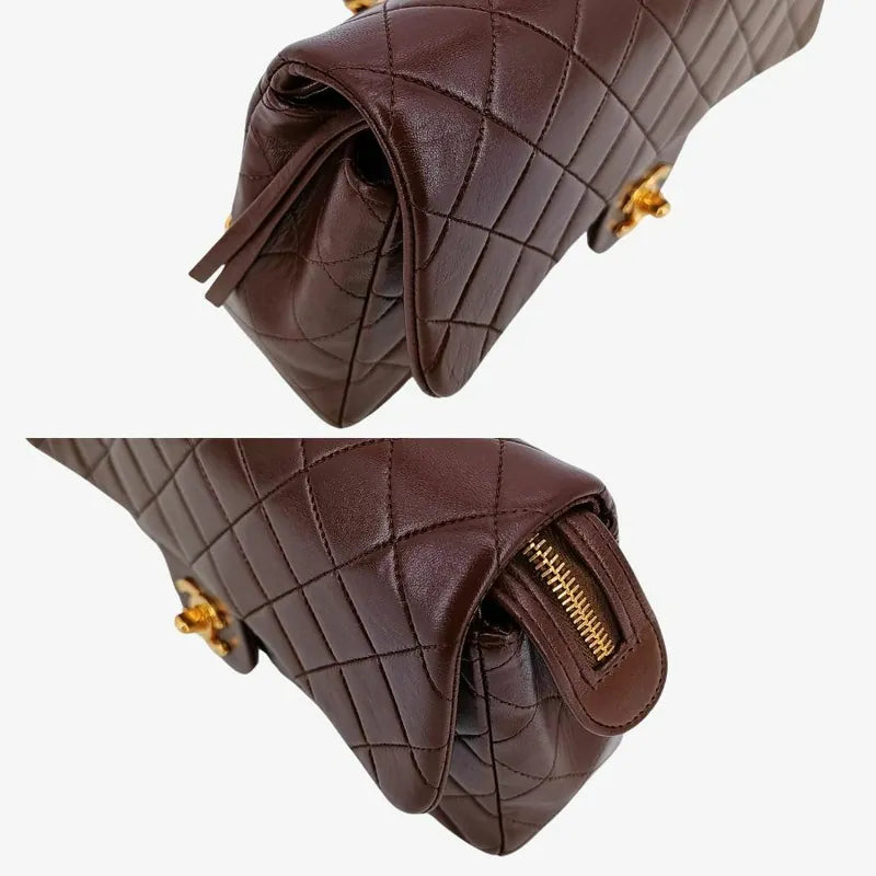 c411-chanel-vintage-brown-lambskin-flap-backpack