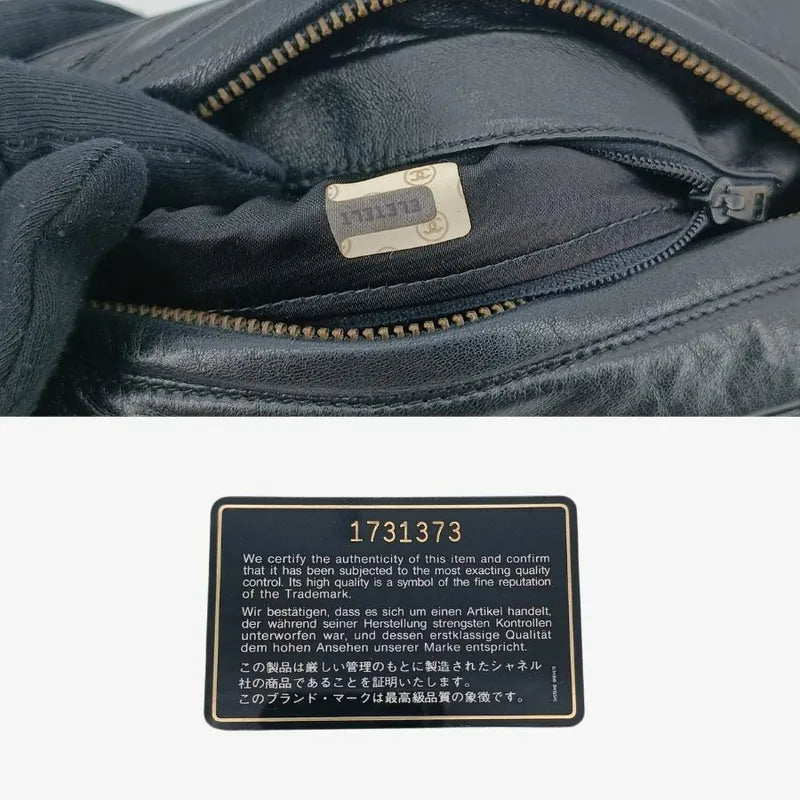 jt343-chanel-vintage-black-lambskin-gold-chain-tassel-camera-bag