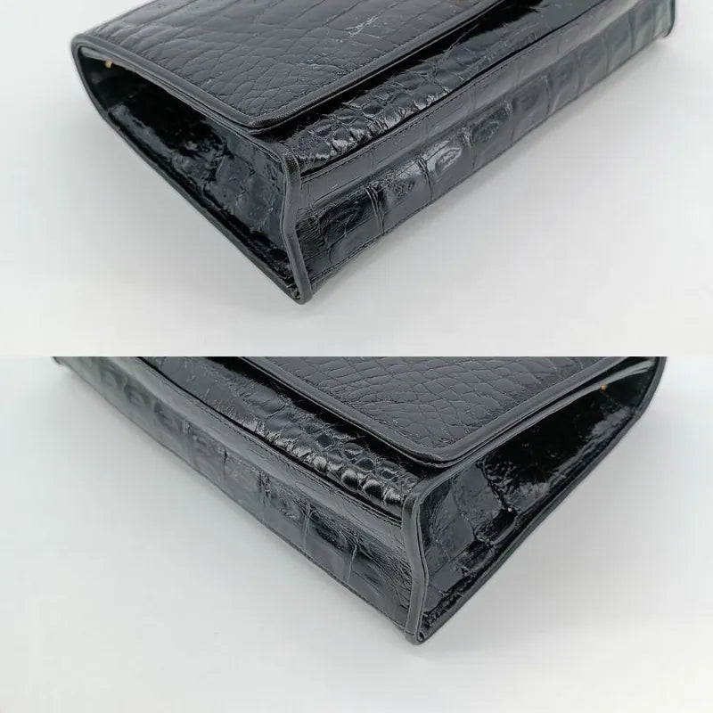 jt298-chanel-vintage-black-crocodile-skin-flap-bag